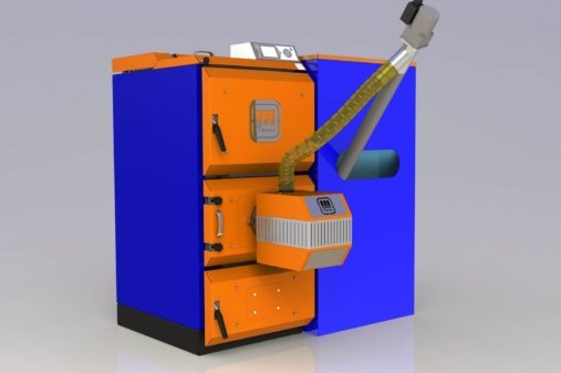 Пеллетный котел от украинского производителя 60 кВт