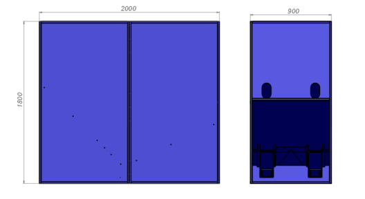 Бункер для пеллеты Бункер под пеллету