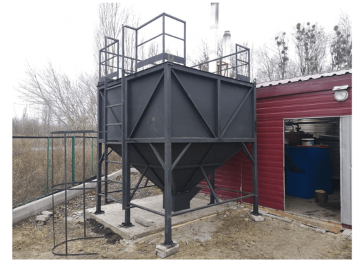 Бункер для хранения пеллет 8 м.куб фото 2