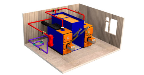 система отопления на газовой основе