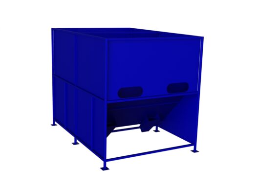 Бункер для пеллет 3,85 м.куб BEETERM (тип-6) на два шнека фото 1